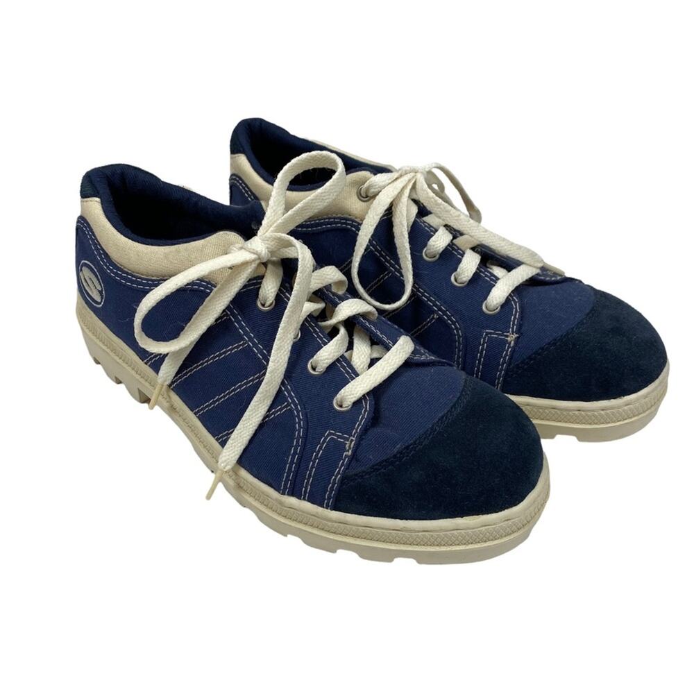 Sketchers Navy Suede and Canvas Chunky Sole Sneakers NWOT